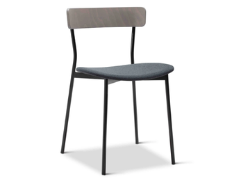KAT METAL 302-M - Stackable steel chair with seat covered in fabric by Origins 1971 - view 2
